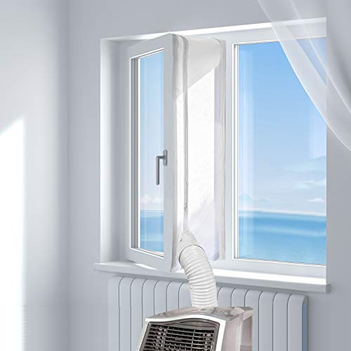 HOOMEE 400CM Tissu De Calfeutrage pour Fenêtres pour Climatiseur Mobile